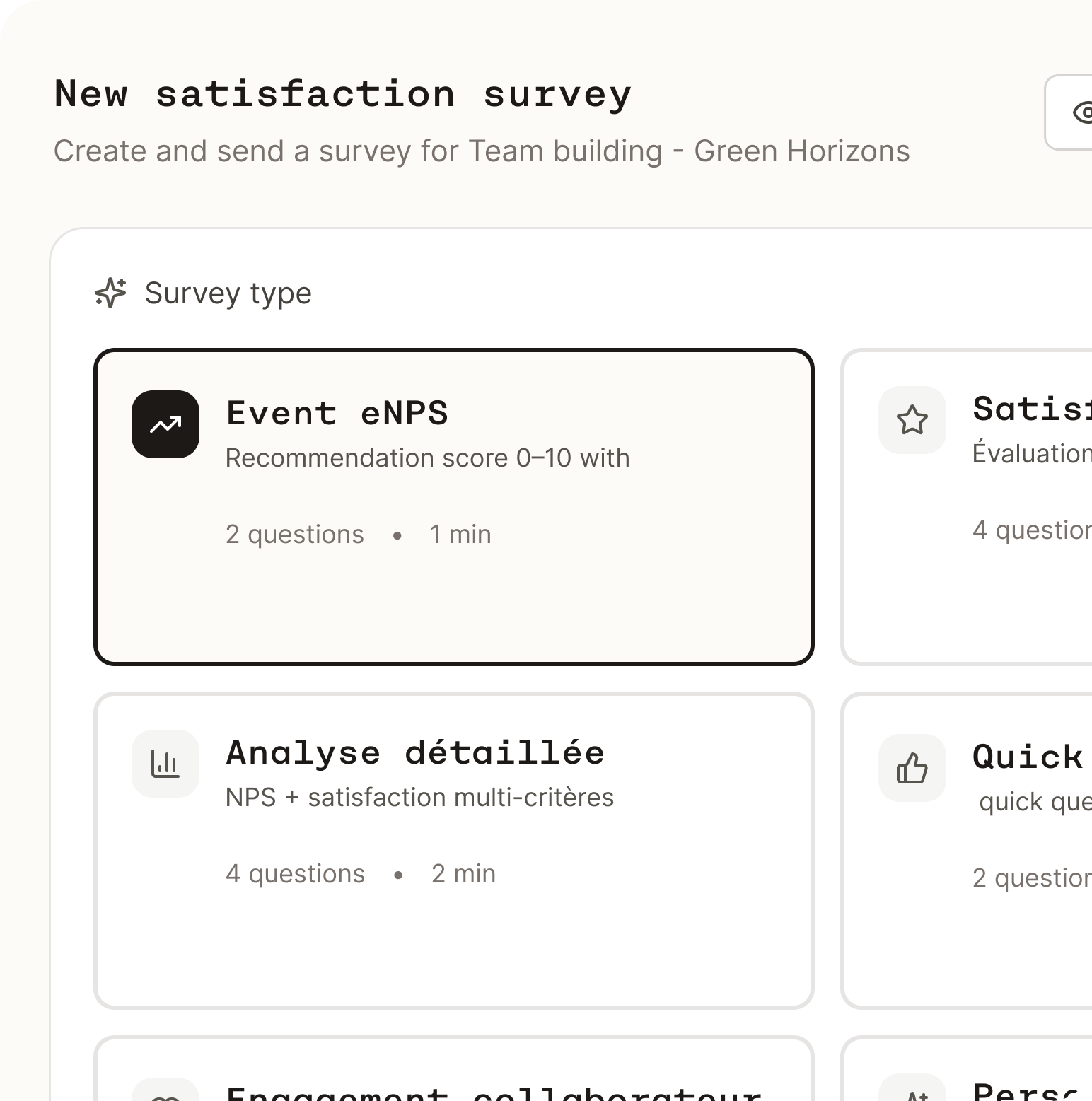 Corelo dashboard showing structured feedback